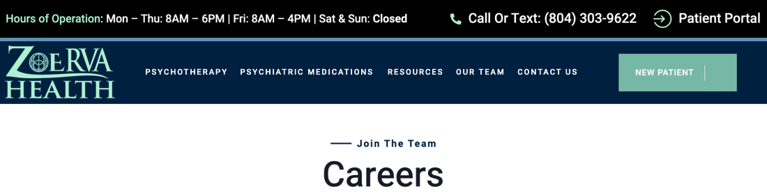 ZoeRVA Health